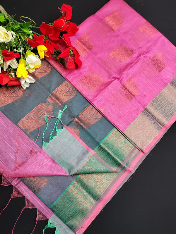 Slub Cotton Saree SLC142