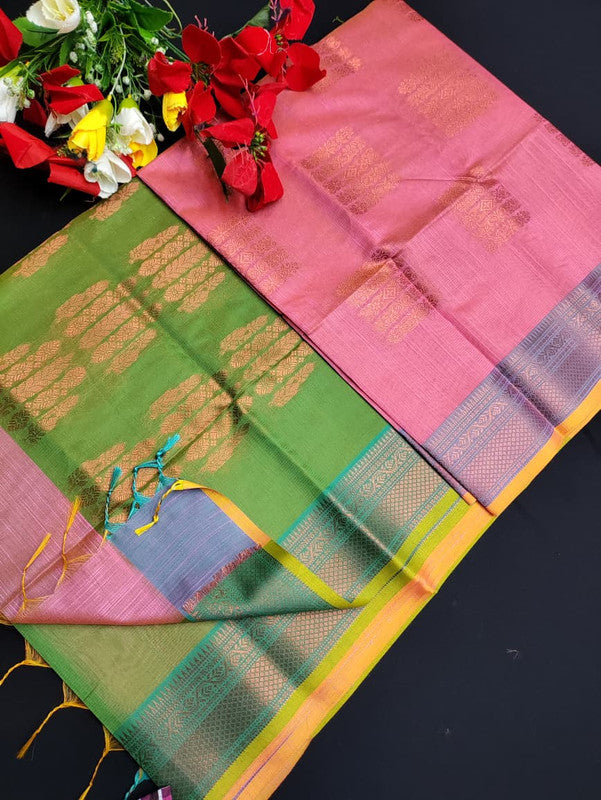 Slub Cotton Saree SLC145