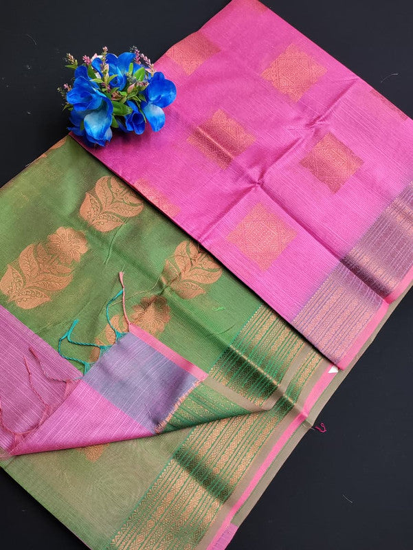 Slub Cotton Saree SLC152