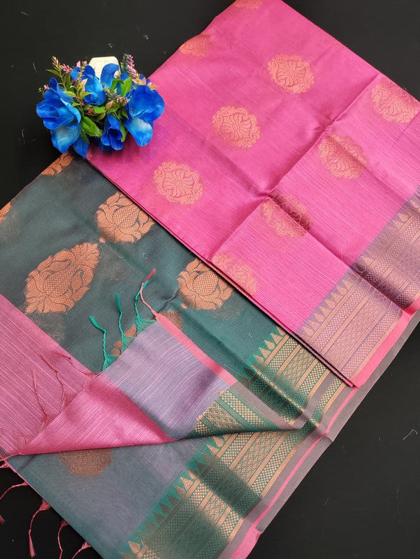 Slub Cotton Saree SLC161