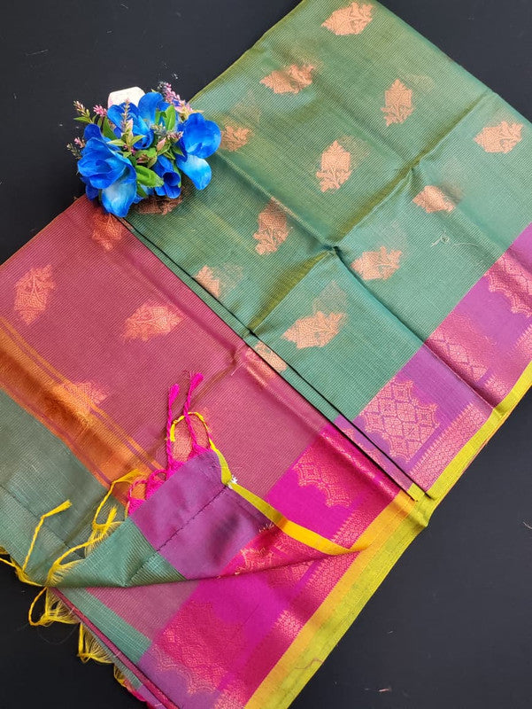 Slub Cotton Saree SLC164
