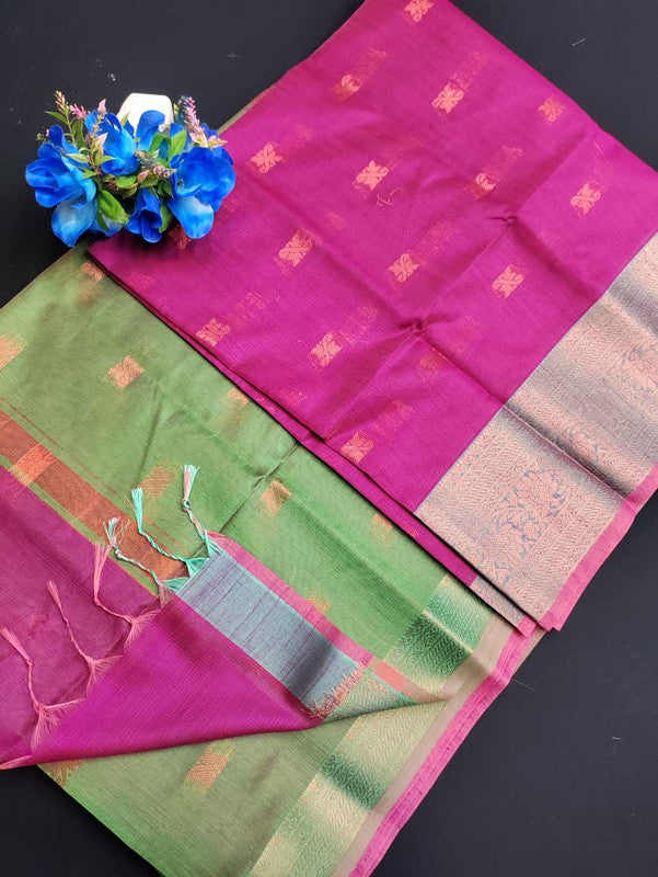 Slub Cotton Saree SLC167