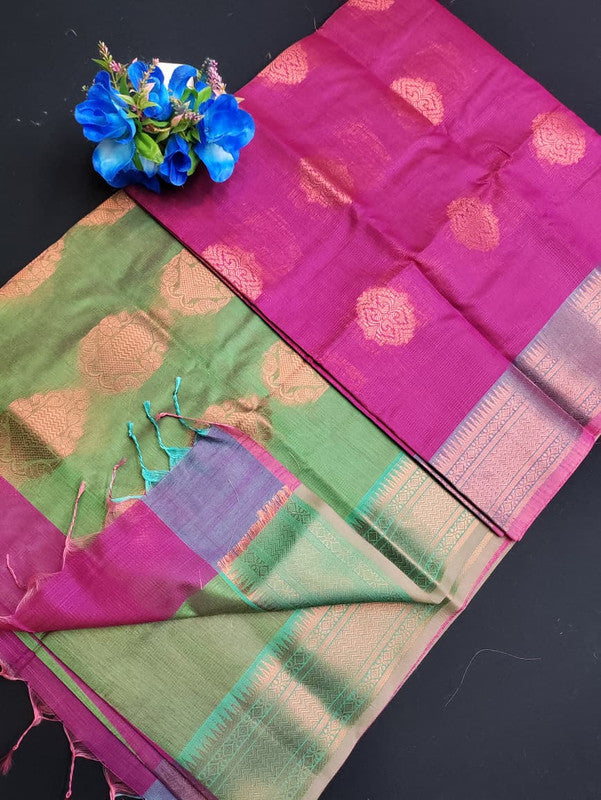 Slub Cotton Saree SLC168