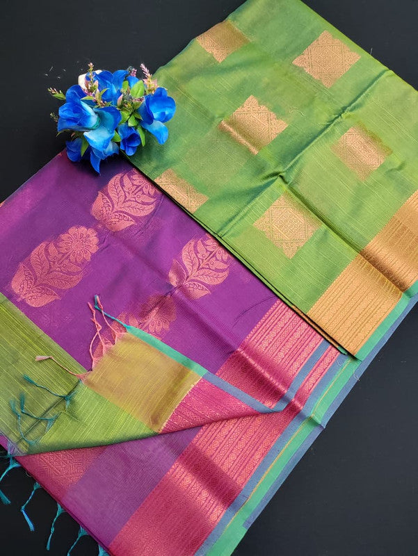 Slub Cotton Saree SLC177