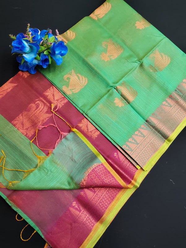 Slub Cotton Saree SLC176