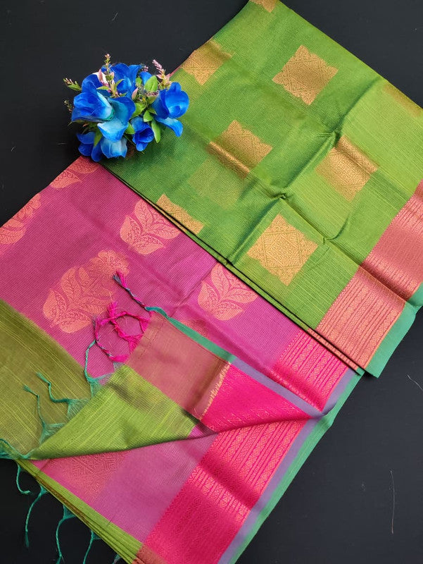 Slub Cotton Saree SLC180