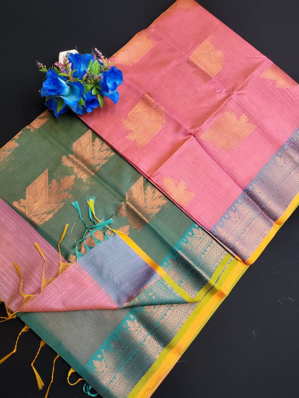 Slub Cotton Saree SLC184