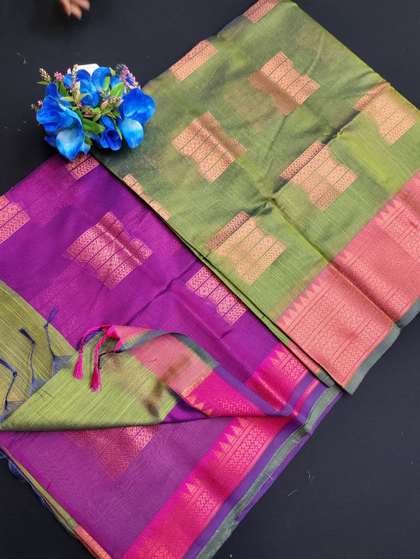 Slub Cotton Saree SLC200
