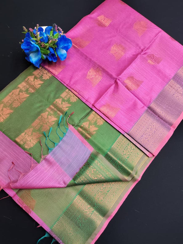 Slub Cotton Saree SLC202