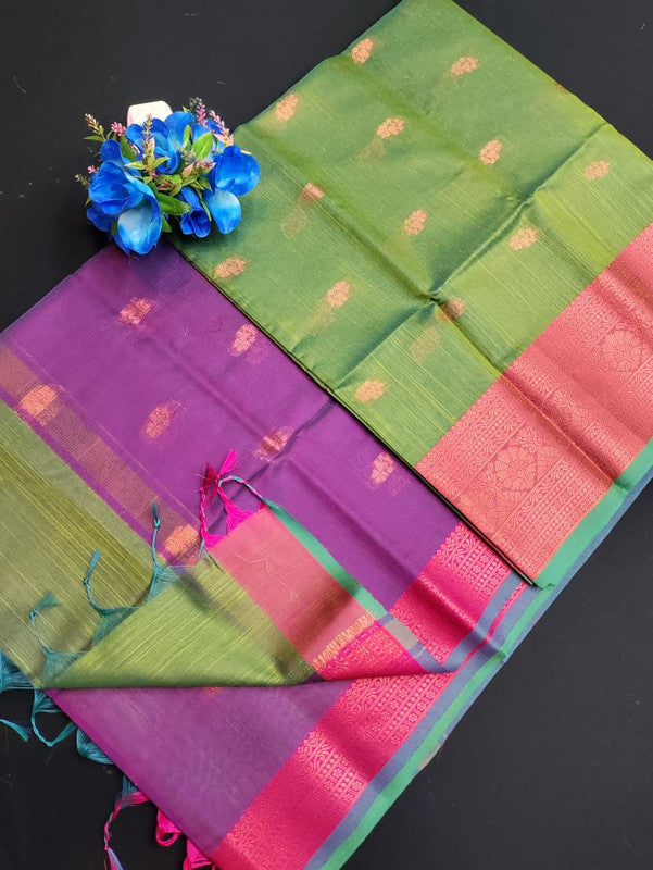 Slub Cotton Saree SLC201