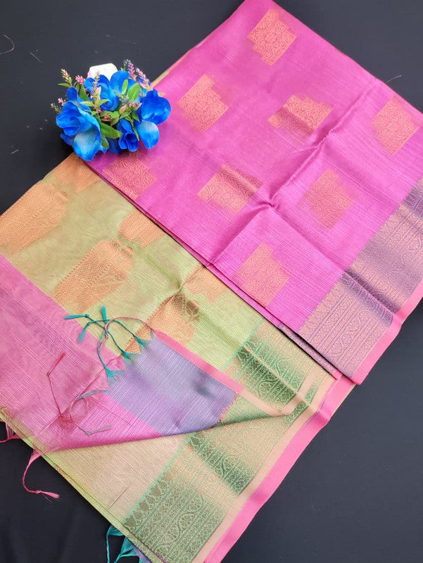 Slub Cotton Saree SLC204