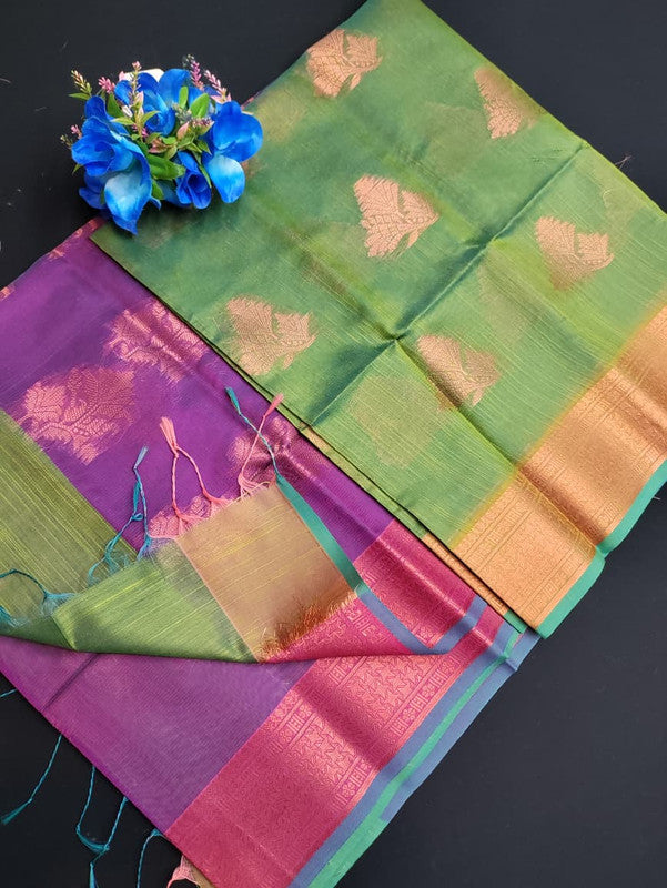 Slub Cotton Saree SLC203