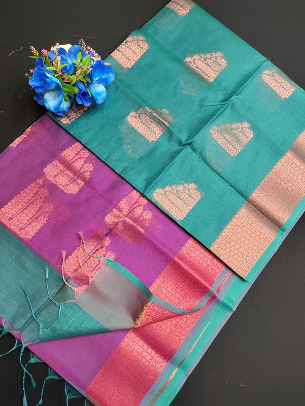 Slub Cotton Saree SLC205