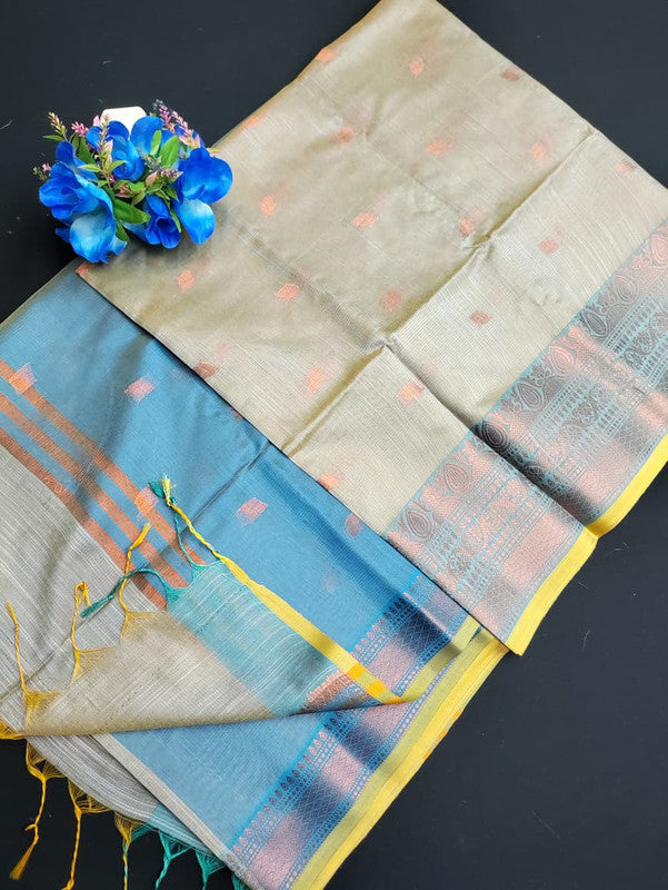 Slub Cotton Saree SLC208