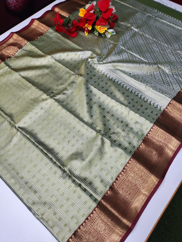 Dharmavaram Tissue Saree DT33 (15 Days Prebooking)