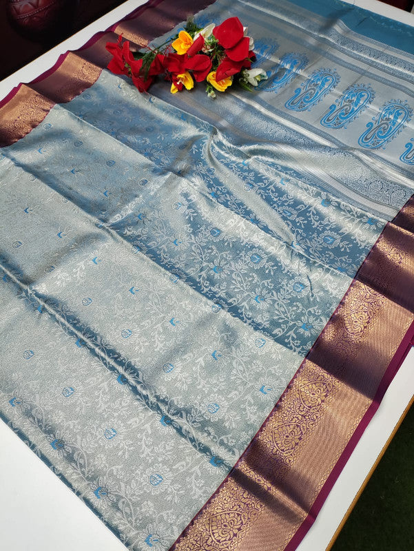 Dharmavaram Tissue Saree DT40 (15 Days Pre Booking )