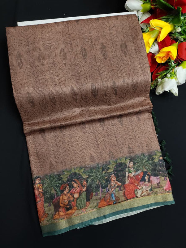 Paper Silk Saree PEP07