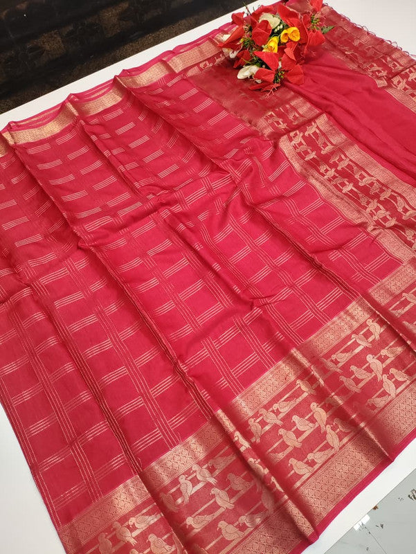 Subiksa  Mysore Silk Parrot Saree MY08