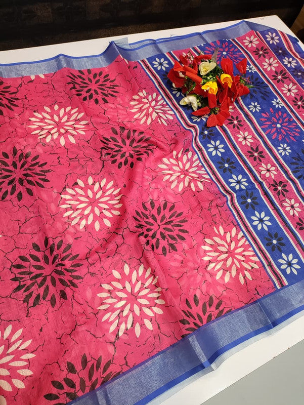 Bhiwandi Linen Saree BW02