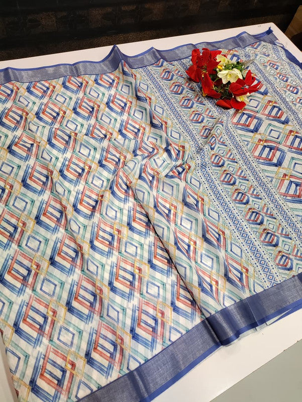 Bhiwandi Linen Saree BW10