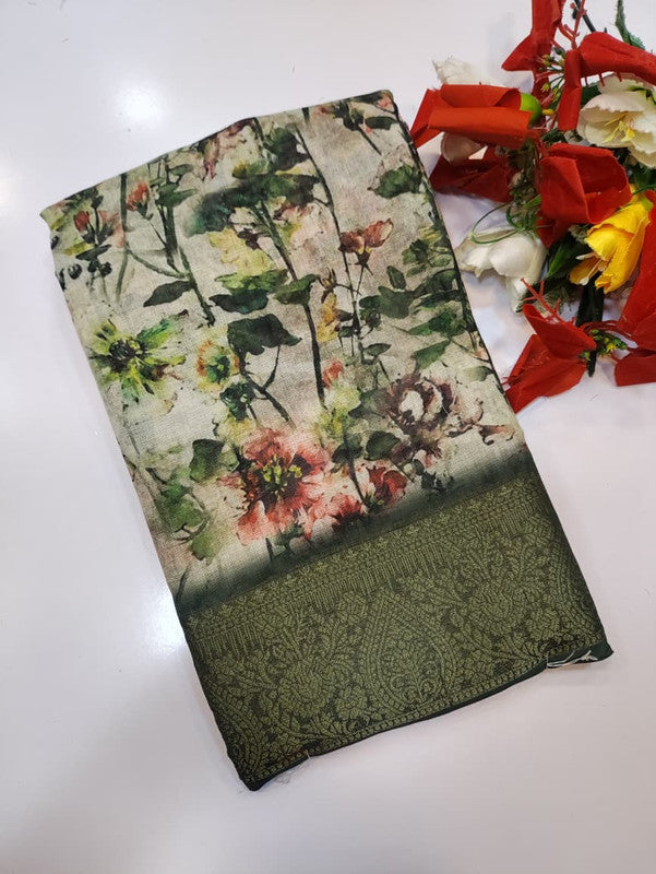 Kiara Digital Printed Saree KDP03