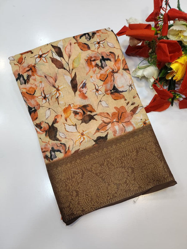 Kiara Digital Printed Saree KDP09