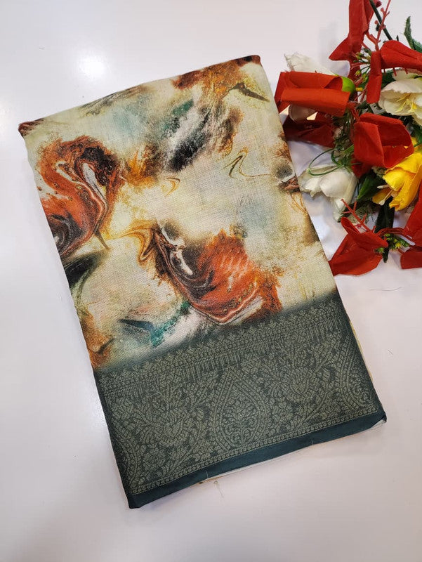 Kiara Digital Printed Saree KDP12