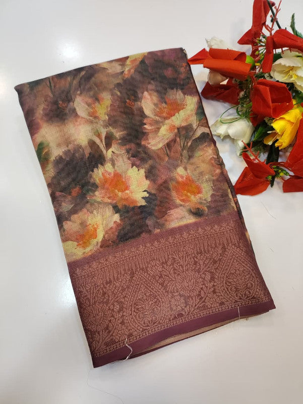 Kiara Digital Printed Saree KDP15