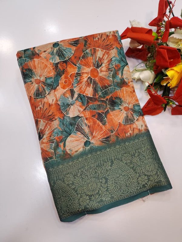 Kiara Digital Printed Saree (BT-1) KDP57