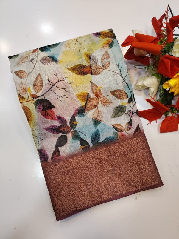 Kiara Digital Printed Saree (BT-3) KDP123