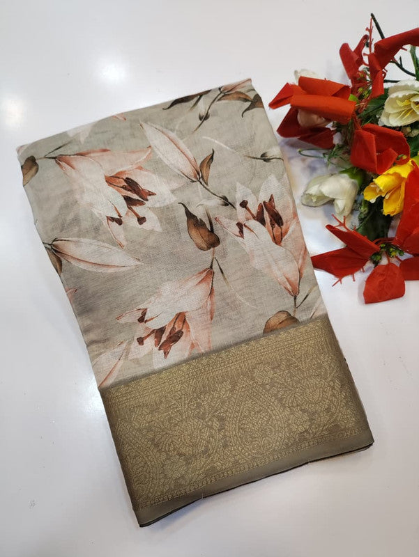 Kiara Digital Printed Saree (BT-3) KDP130