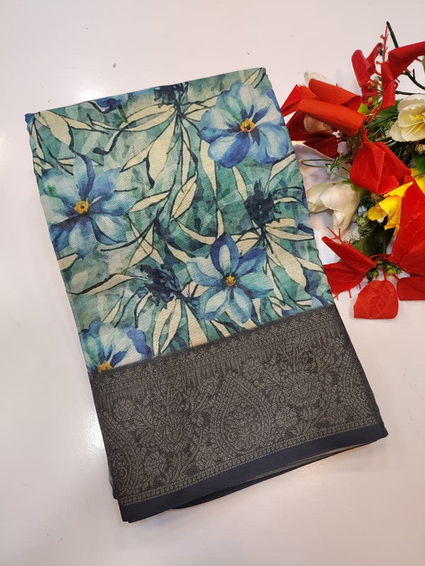 Kiara Digital Printed Saree (BT-4) KDP148