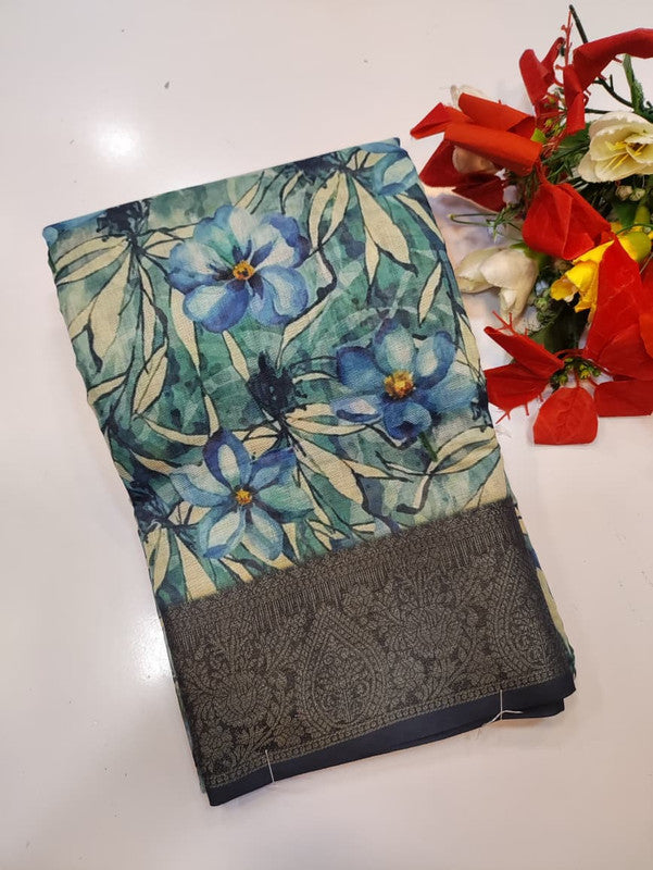 Kiara Digital Printed Saree (BT-4) KDP156