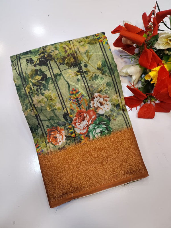 Kiara Digital Printed Saree (BT-4) KDP165