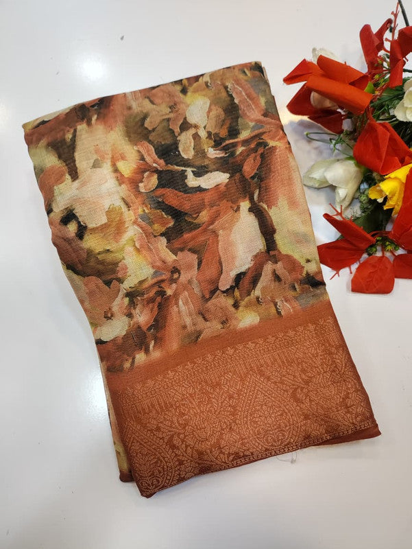 Kiara Digital Printed Saree (BT-4) KDP170