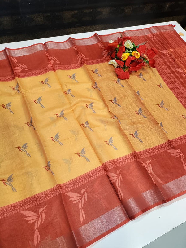 Bhiwandi Linen Saree BW15