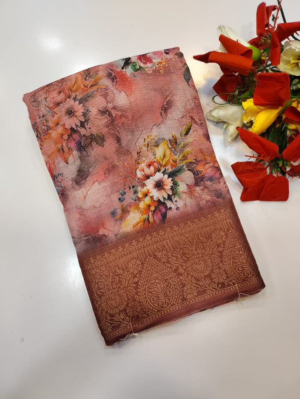 Kiara Digital Printed Saree KDP181