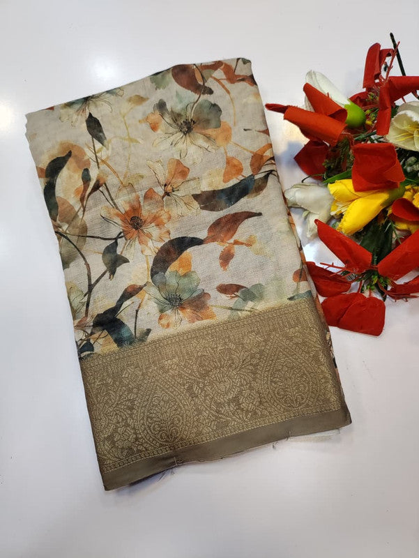 Kiara Digital Printed Saree KDP232