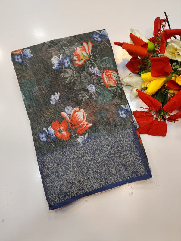 Kiara Digital Printed Saree KDP237