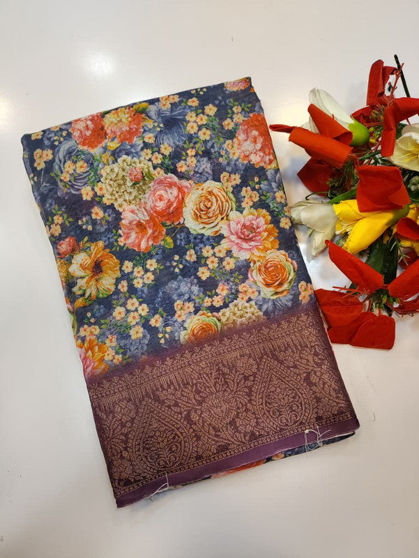 Kiara Digital Printed Saree KDP235