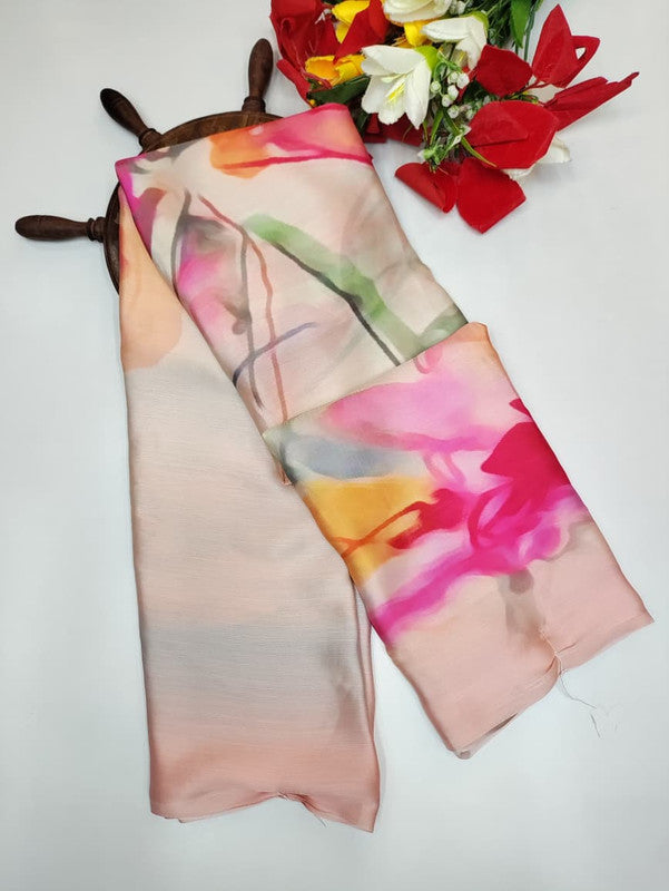 Premium Crepe  Silk Saree PMG01