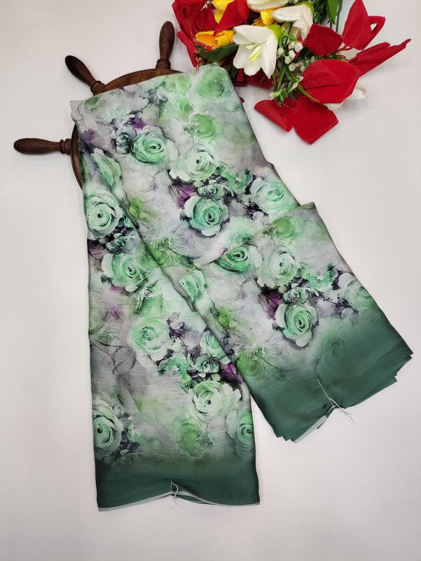 Premium Crepe  Silk Saree PMG04