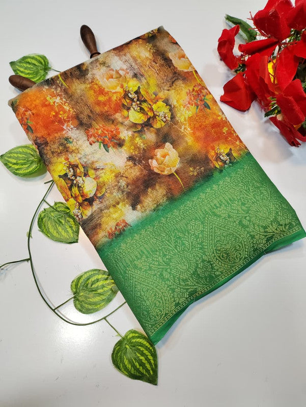 Kiara Digital Printed Saree KR07