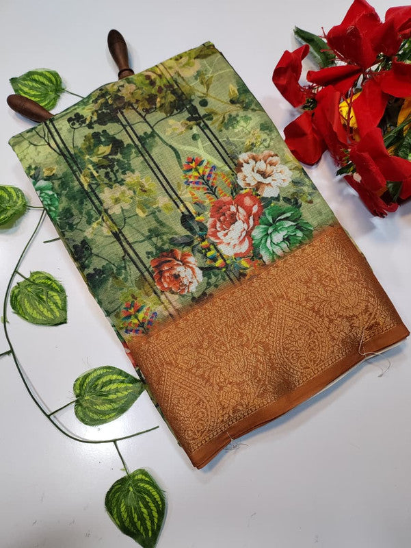 Kiara Digital Printed Saree KR12