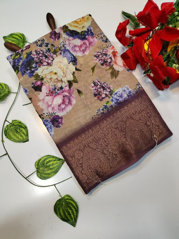 Kiara Digital Printed Saree KR20