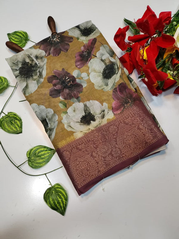 Kiara Digital Printed Saree KR26