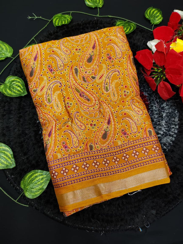 Mal Mal  Fancy  Saree MAL12