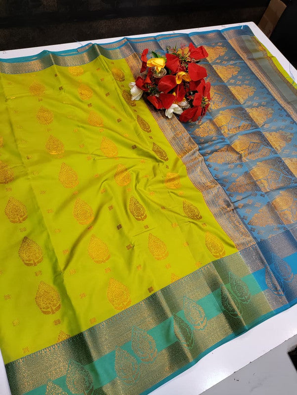 Mithra Soft Silk saree for women featuring elegant soft silk fabric with graceful traditional design suitable for weddings receptions and festive occasions, Full View