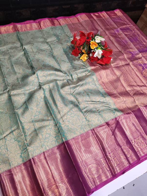 Wedding Tissue Saree WTG34