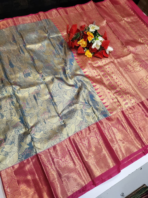 Wedding Tissue Saree WTG38
